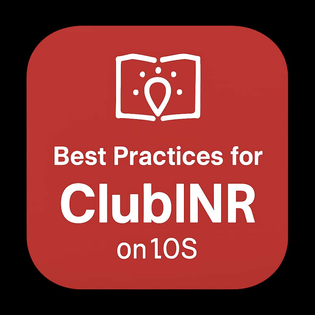 Icon representing Best Practices for ClubINR on iOS.
