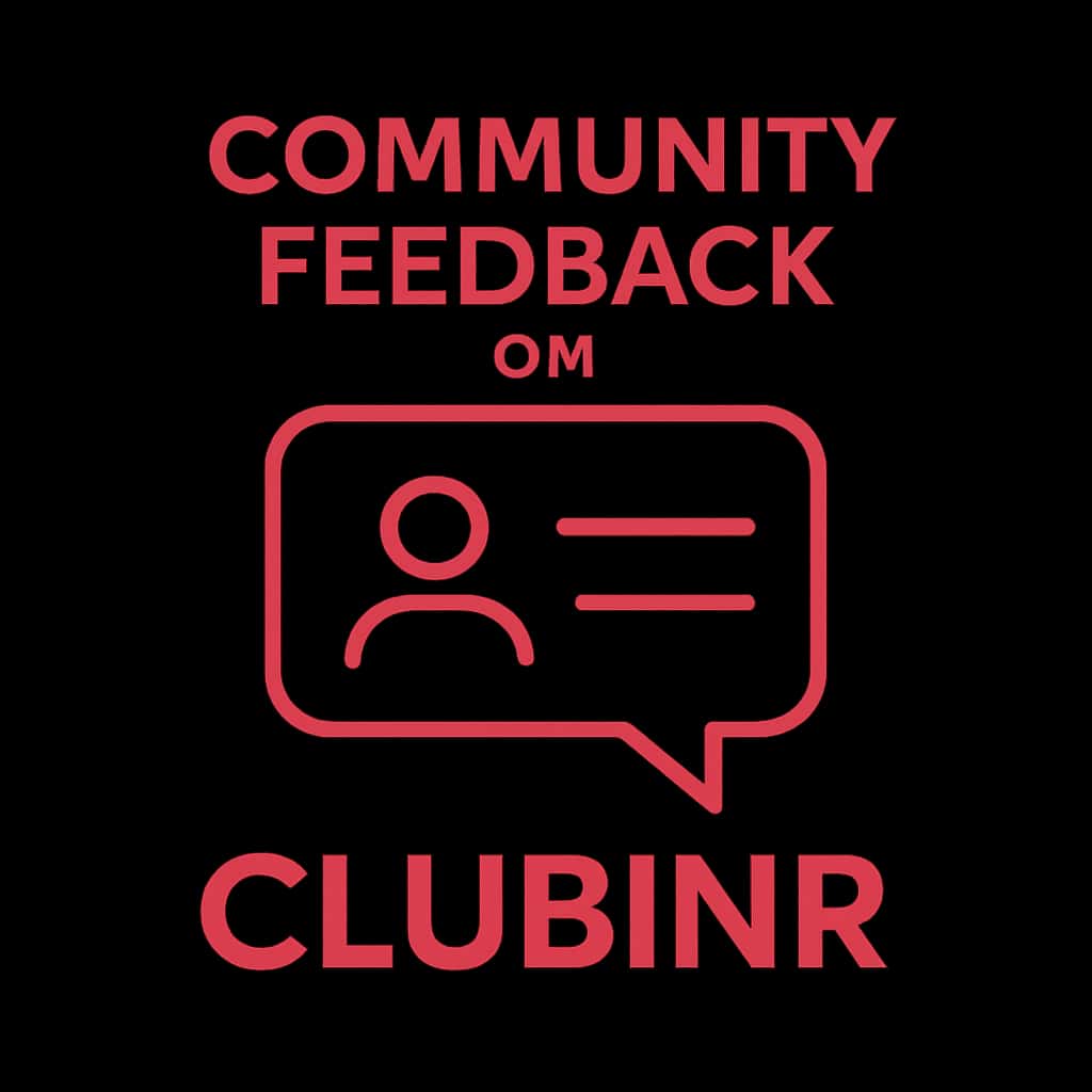 An icon representing community feedback on ClubINR.
