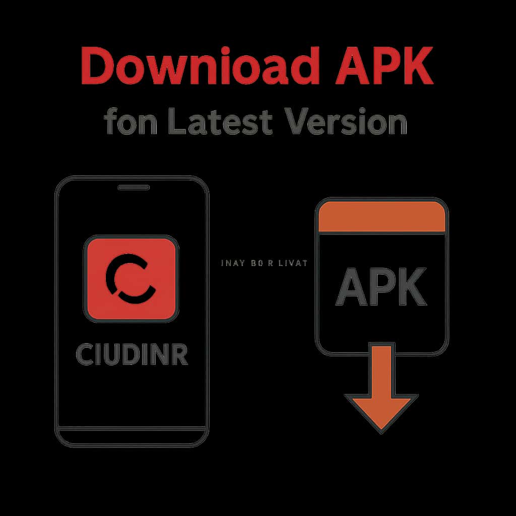 Illustration explaining APK download process