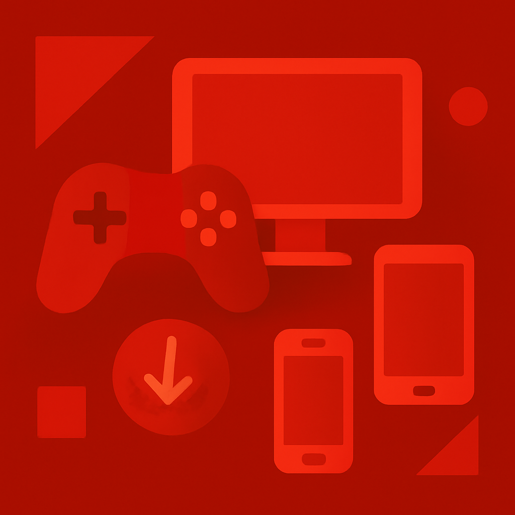 Illustration explaining APK download process