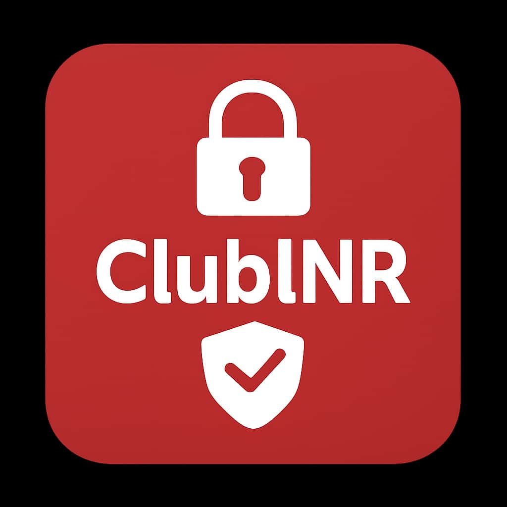 An icon representing secure account management for ClubINR.