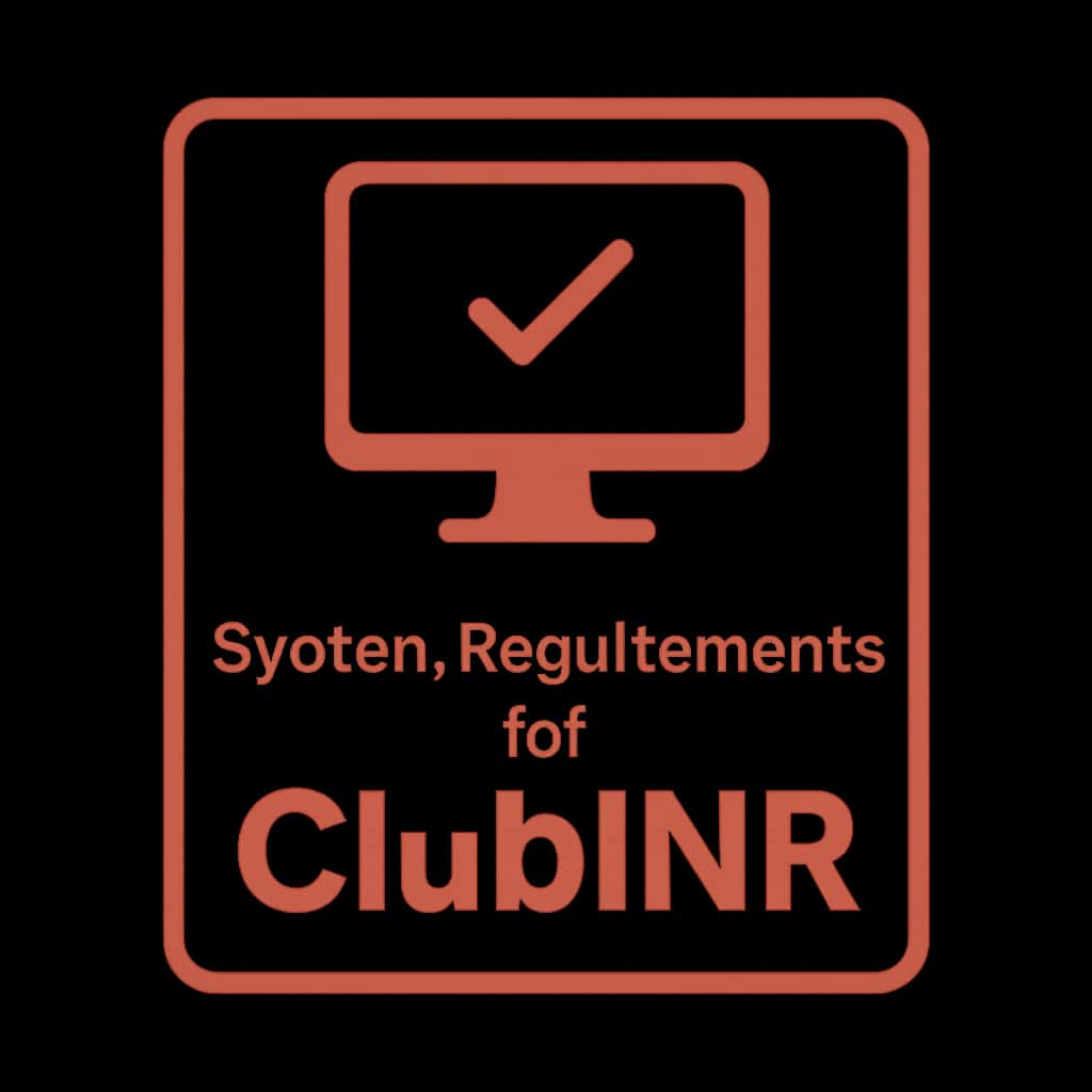 Icon representing system requirements for ClubINR.