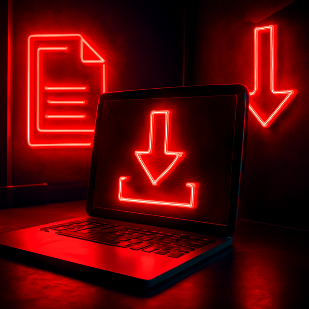 Illustration explaining APK download process