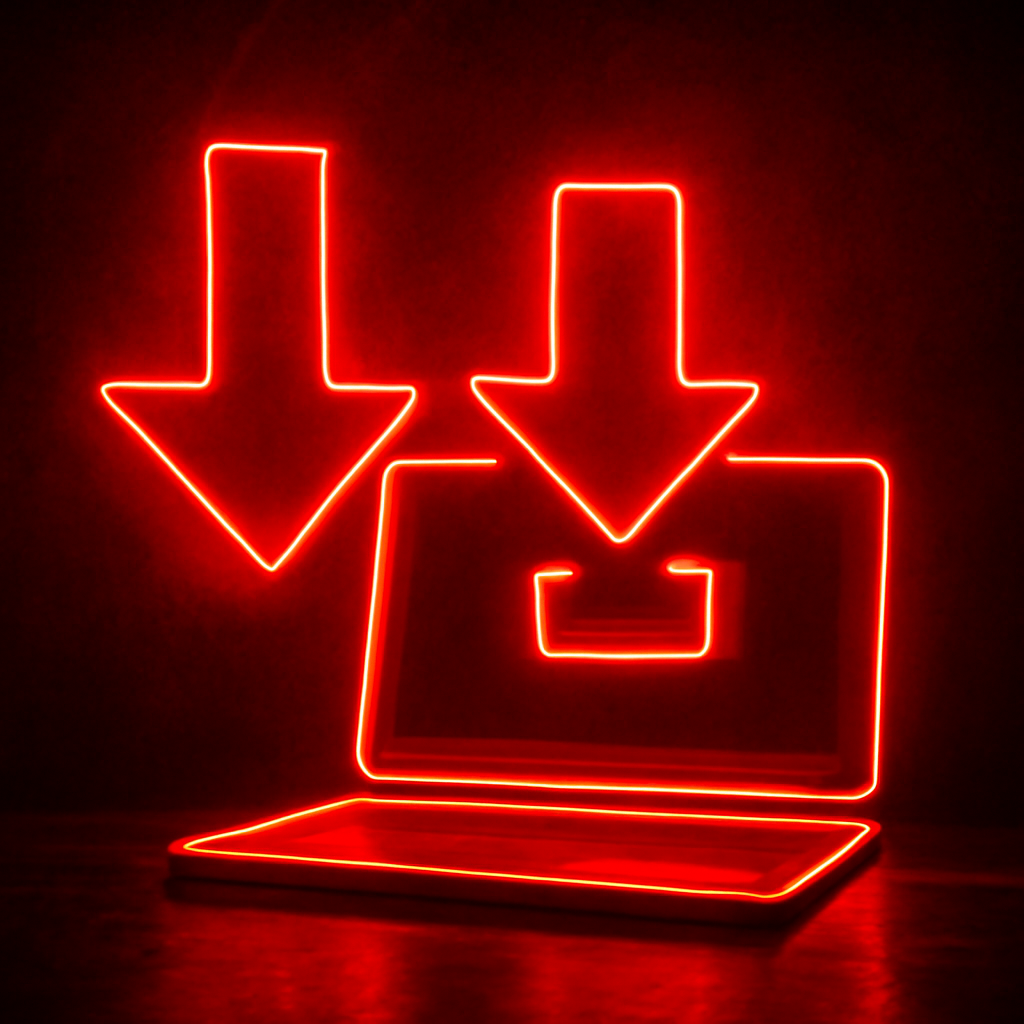 Illustration explaining APK download process